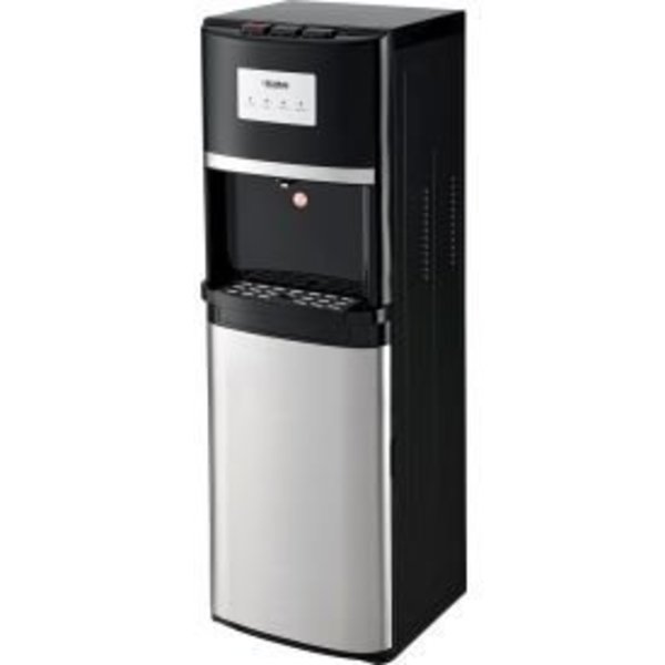 Global Equipment Tri-Temp Non-Filtered Water Dispenser, Black With Stainless TY-LWYR72T